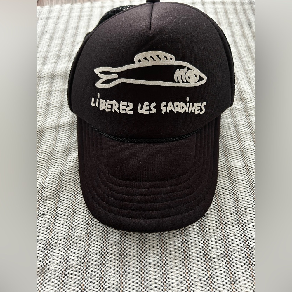 Clare V.
Black Liberez Les Sardines Mesh Snapback Trucker Hat